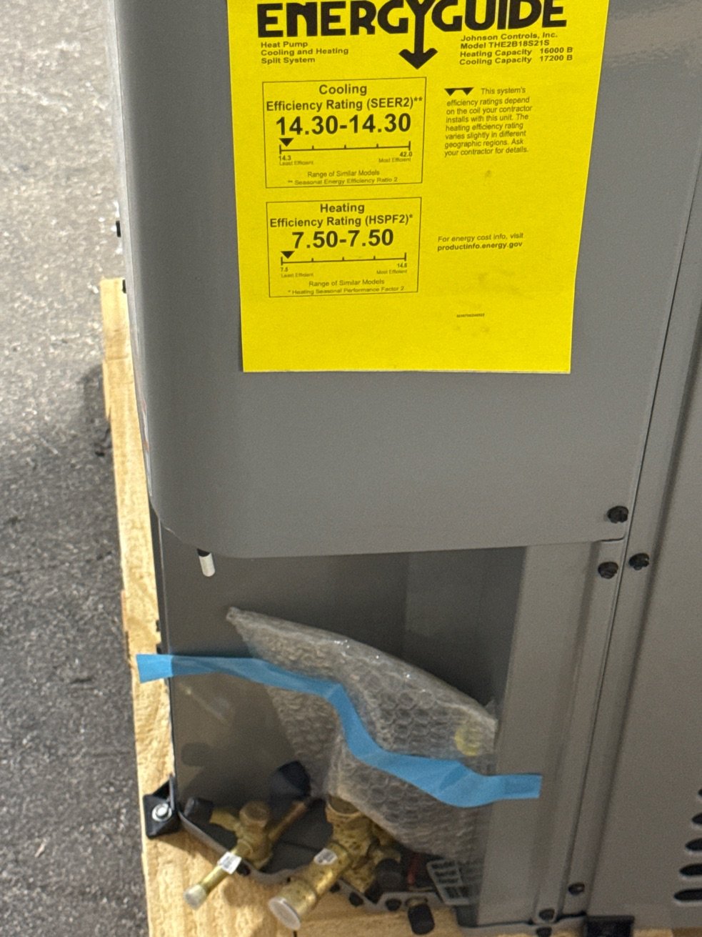 1.5 Ton Single-Stage Split-System Heat Pump 208-230/60/1 R410A 14.3 SEER2