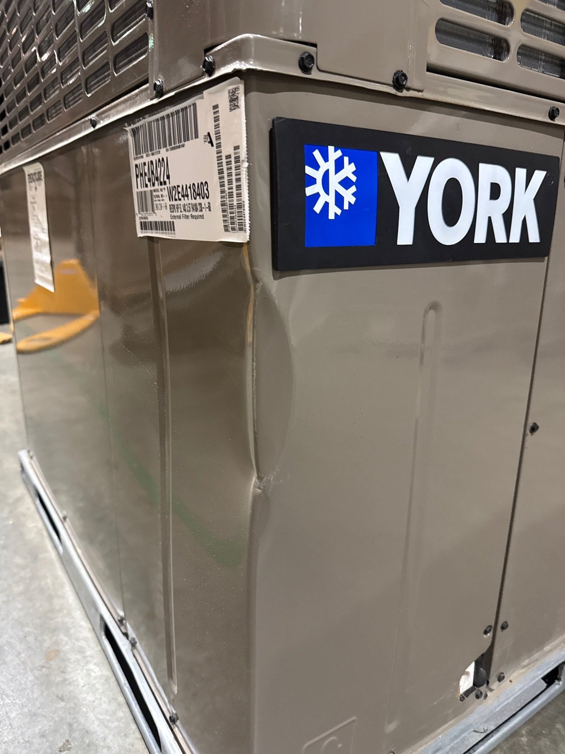 3.5 Ton Single-Stage Convertible Packaged Heat Pump Unit, 14 SEER, 208-230/60/1, R410A
