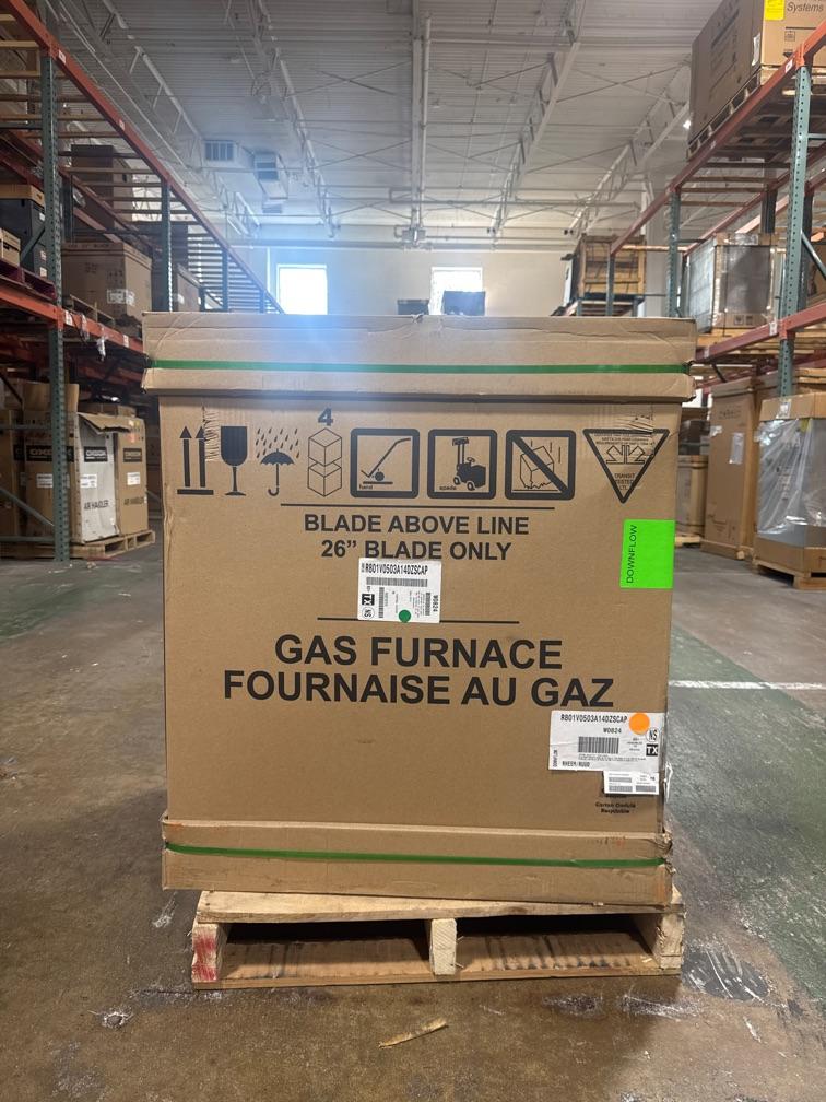 50,000 BTU 1-Stg Downflow ECM Variable Speed Communicating Gas Furnace 80% AFUE 115/60/1 CFM: 1240