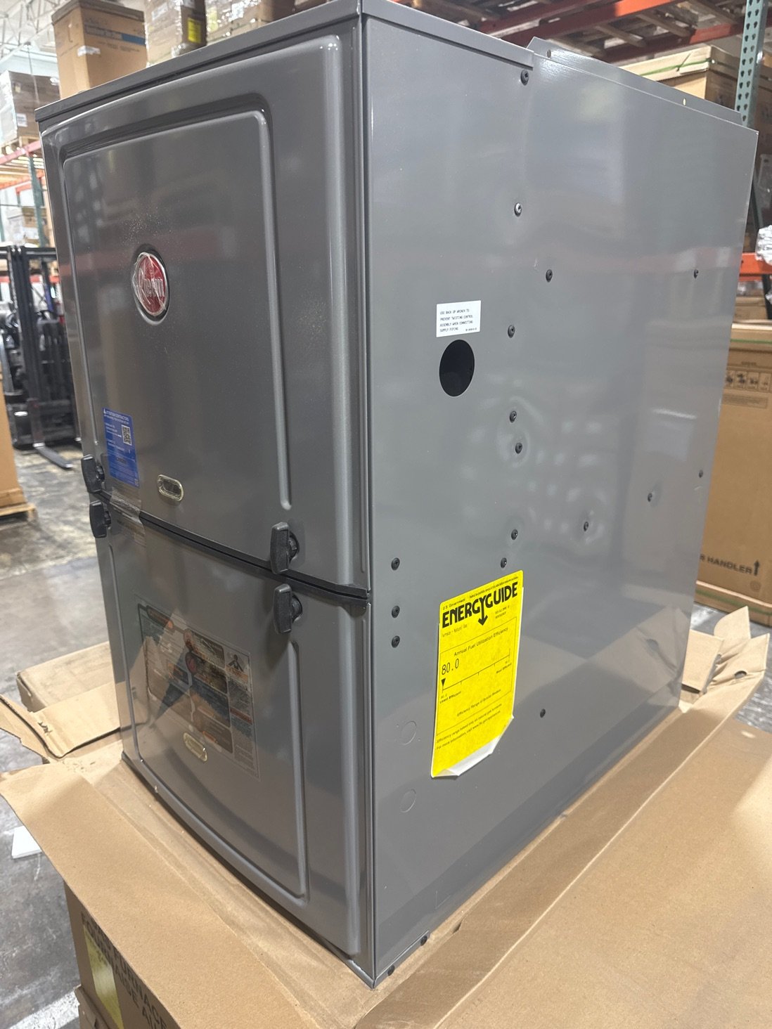 75,000 BTU Two-Stage Up/Horz ECM Variable Speed Communicating Gas Furnace 80% 115/60/1 CFM: 1980