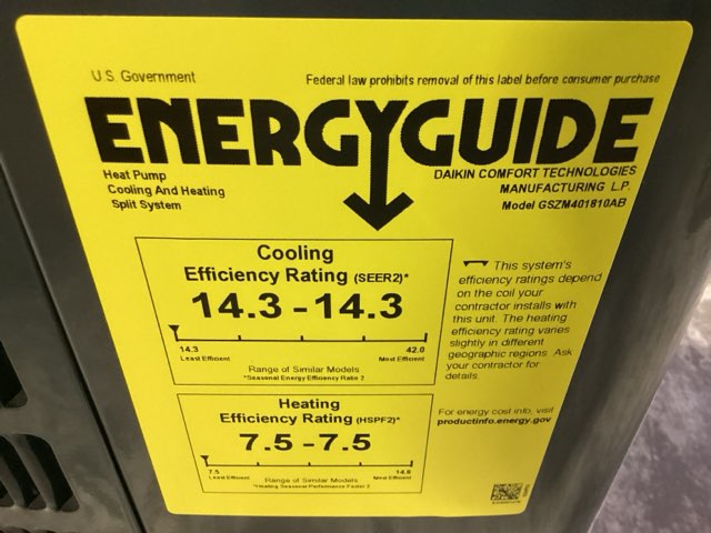1.5 Ton Single-Stage Split-System Heat Pump 208-230/60/1 R410A 14.3 SEER2