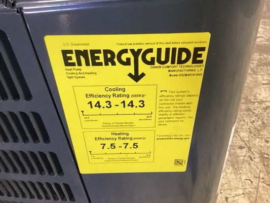 1.5 Ton Single-Stage Split-System Heat Pump 208-230/60/1 R410A 14.3 SEER2