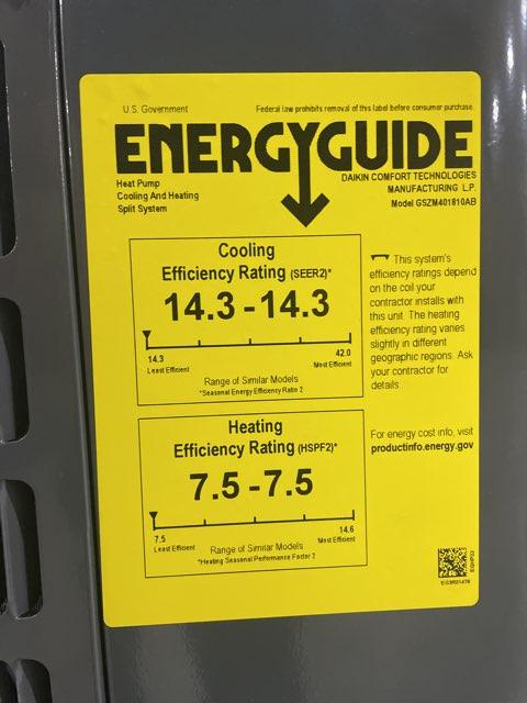 1.5 Ton Single-Stage Split-System Heat Pump 208-230/60/1 R410A 14.3 SEER2