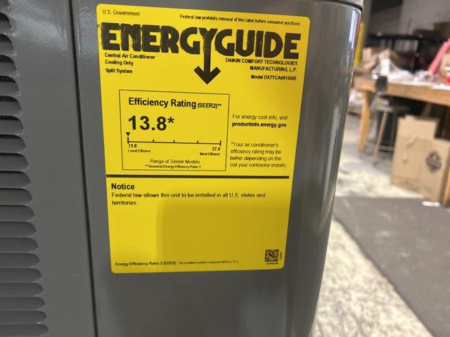 5 Ton Two-Stage Split-System Communicating Compatible Air Conditioner 208-230/60/1 R410A 17.2 SEER2