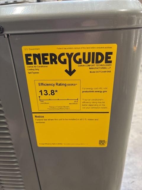 4 Ton Two-Stage Split-System Communicating Compatible Air Conditioner 208-230/60/1 R410A 17 SEER2