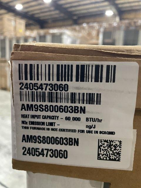 60,000 BTU Single-Stage Upflow/Horizontal ECM Multi Speed Gas Furnace 80% AFUE 115/60/1 CFM: 1200