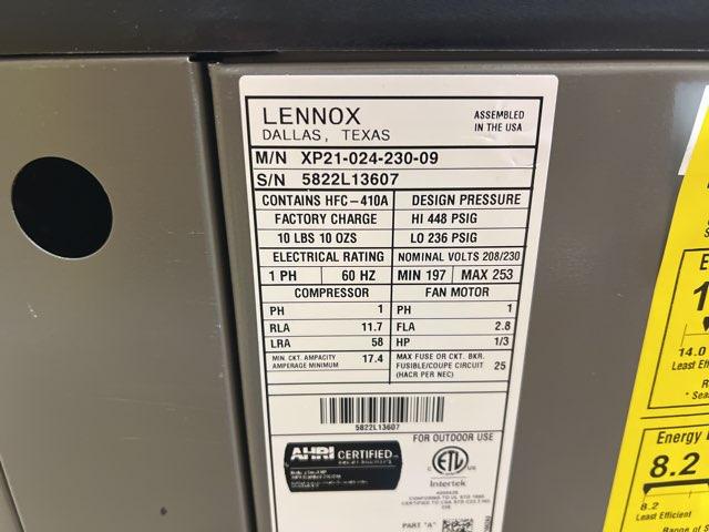 2 Ton 2-Stg SS Comm Compatible HP, R410A, 21 SEER and 2.5 Ton Multi ECM Comm Compatible Air Handler