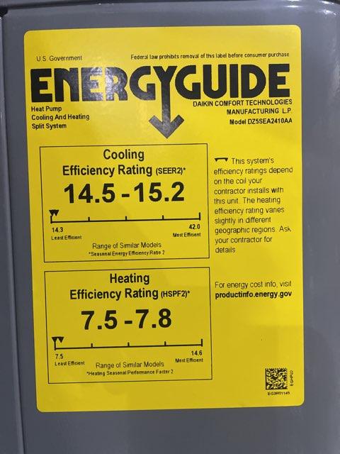 2 Ton Single-Stage Split-System Heat Pump 208-230/60/1 R410A 15.2 SEER2