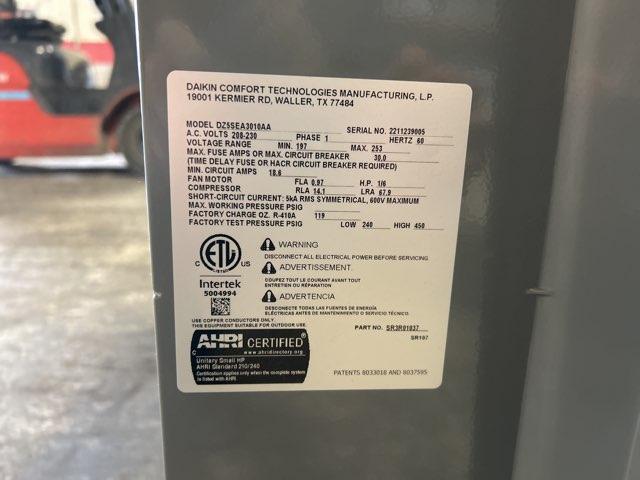 2.5 Ton Single-Stage Split-System Heat Pump 208-230/60/1 R410A 15.2 SEER2