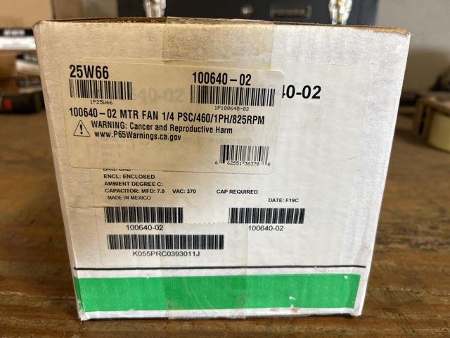 1/4 HP Condenser Fan Motor 575/60/1 825 Rpm 1 Speed