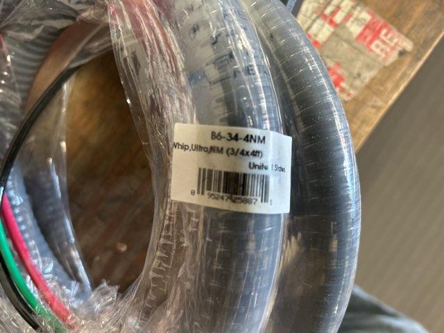 3/4" X 4' Non-Metallic Electrical Whip, #8 Wire