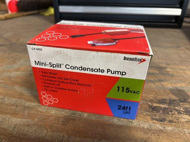 110 -120VAC or 220 - 240VAC Mini-Split Condensate Pump