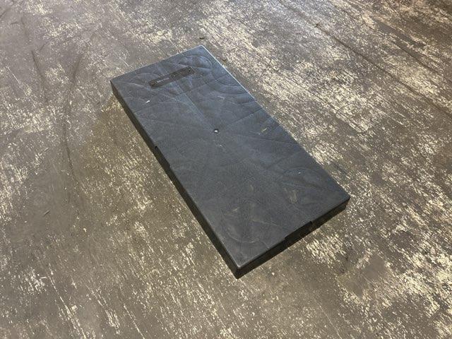 EcoPad 18 x 38 x 3 Inch Black Plastic Equipment Pad