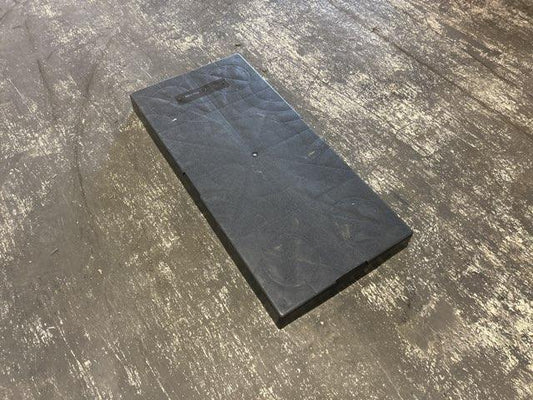 EcoPad 18 x 38 x 3 Inch Black Plastic Equipment Pad