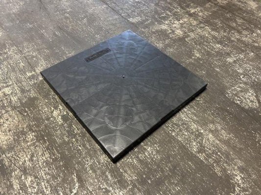 EcoPad 30 x 30 x 2 Inch Black Plastic Equipment Pad