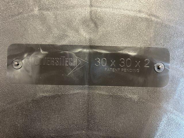 EcoPad 30 x 30 x 2 Inch Black Plastic Equipment Pad