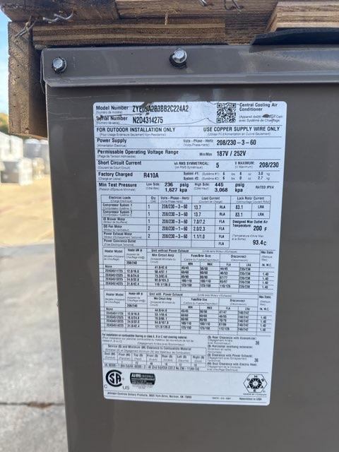 8.5 Ton Two-Stage Convertible Packaged Air Conditioning Unit, 12.2 EER, 208-230/60/3, R410A