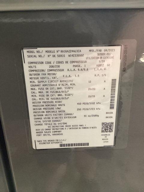 2 Ton Three-Stage Split-System Communicating Compatible Air Conditioner 208-230/60/1 R410A 16 SEER2
