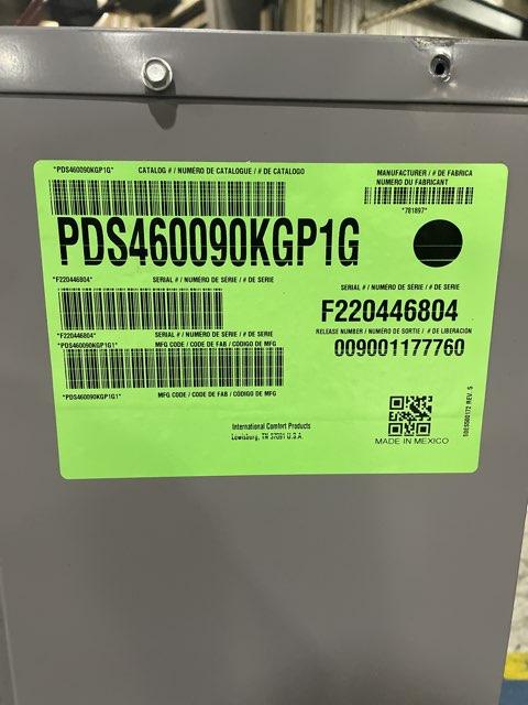 5 Ton 1-Stg Convertible ECM Low Nox Dual Fuel HP Packaged Unit, 80.3% 14.5 SEER, 208-230/60/1, R410A