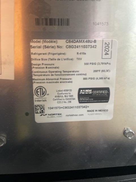 4 Ton AC/HP Upflow Uncased Manufactured Housing A Coil, R410A CFM 1600