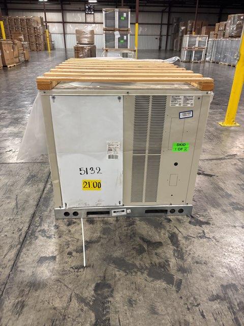 6 Ton Two-Stage Convertible Packaged Air Conditioning Unit, 11.2 EER, 208-230/60/3, R410A