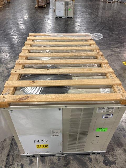 6 Ton Two-Stage Convertible Packaged Air Conditioning Unit, 11.2 EER, 208-230/60/3, R410A