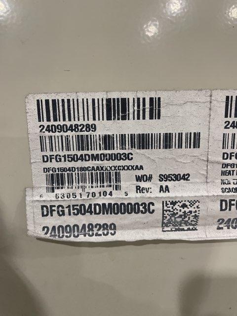 12.5 Ton Two-Stage Convertible Natural Gas/Electric Packaged Unit, 11 EER, 460/60/3, R410A