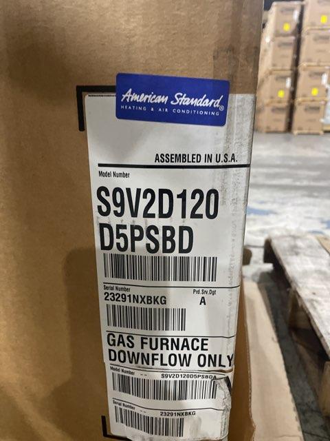 120,000 BTU Two-Stage Downflow ECM Variable Speed Gas Furnace 96% AFUE 120/60/1 CFM: 2250