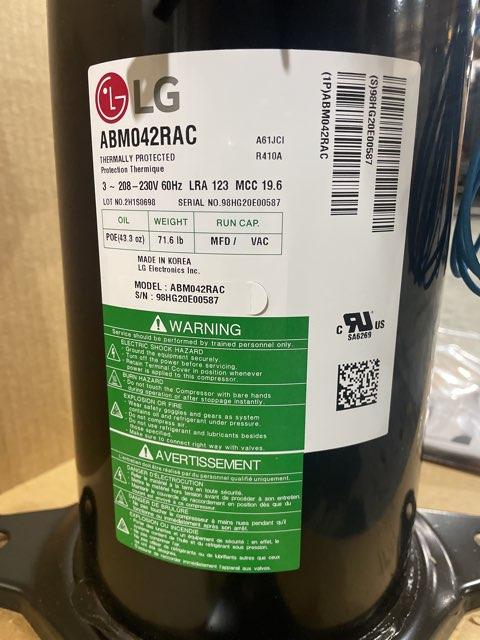 3.5 Ton 2-Stage AC Scroll Compressor 208-230/60/3 R410A