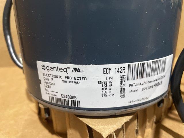 1/3 HP Fan Motor 460/60/3 875 Rpm 1 Speed