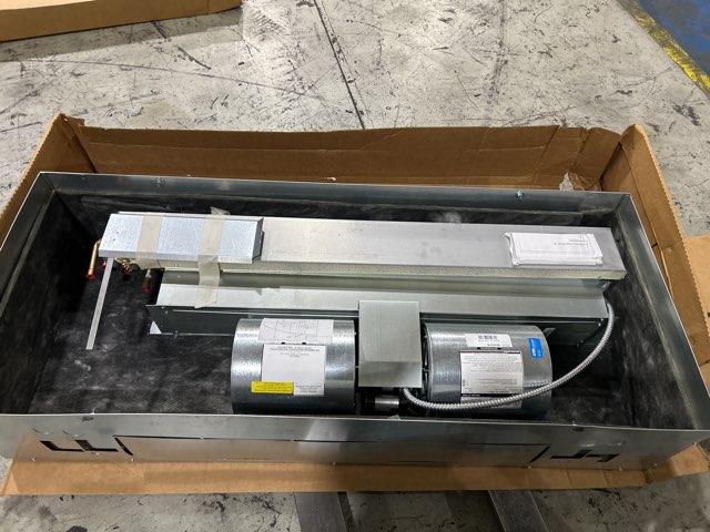 AC/HP PSC Hydronic Horizontal Fan Coil CFM 1000, 4-Pipe 3 Row Cooling, 1-Row Hot Water