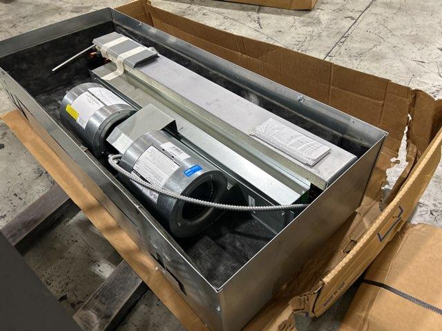 AC/HP PSC Hydronic Horizontal Fan Coil CFM 1000, 4-Pipe 3 Row Cooling, 1-Row Hot Water