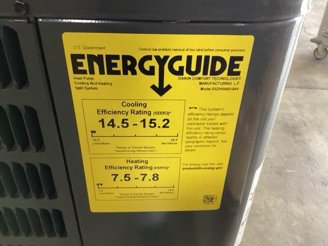 3.5 Ton Single-Stage Split-System Heat Pump 208-230/60/1 R410A 15.2 SEER2