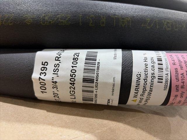 3/8" x 3/4" x 1/2" x 20' Quick Connect Pre-Charged R-410A Line Set