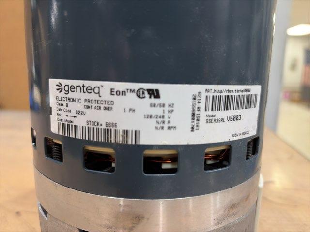 1 HP ECM Blower Motor 120-240/50-60/1 Variable Speed