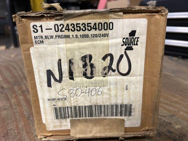 1 HP Blower Motor 120-240/50/60/1 1050 Rpm Variable Speed