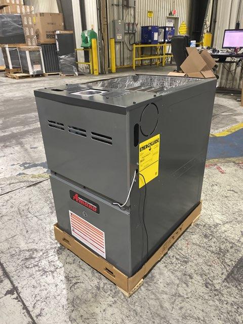80,000 BTU Two-Stage Upflow/Horizontal ECM Multi Speed Gas Furnace 80% AFUE 115/60/1 CFM: 2000
