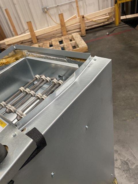 2 Ton AC/HP ECM Wall Mounted Air Handler With 5 KW Heat, 208-230/60/1 R22/R-410A CFM 846