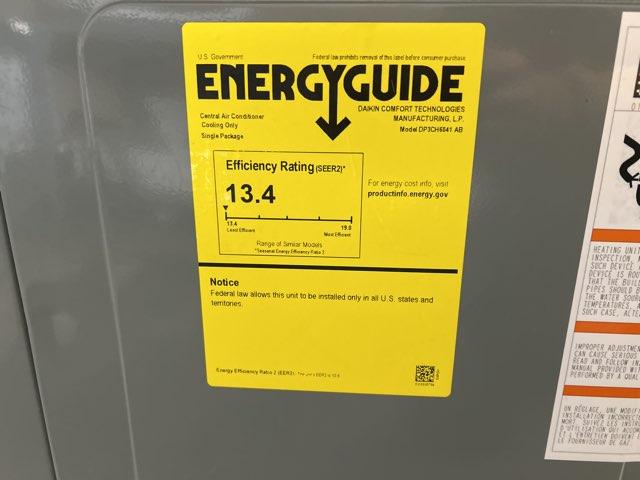 5 Ton Two-Stage Horizontal Packaged Air Conditioning Unit, 13.4 SEER2, 208-230/60/1, R410A