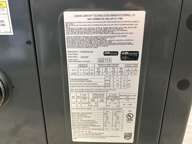 2 Ton Single-Stage Convertible Natural Gas/Electric Packaged Unit, 13.4 SEER2, 208-230/60/1, R410A