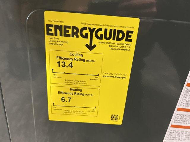 4 Ton Single-Stage Horizontal Packaged Heat Pump Unit, 13.4 SEER2, 208-230/60/1, R410A