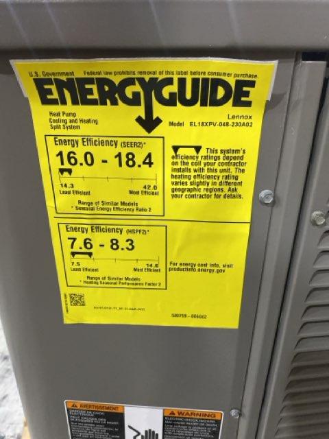 4 Ton Variable Speed Split-System Communicating Compatible Heat Pump 208-230/60/1 R410A 18.4 SEER2