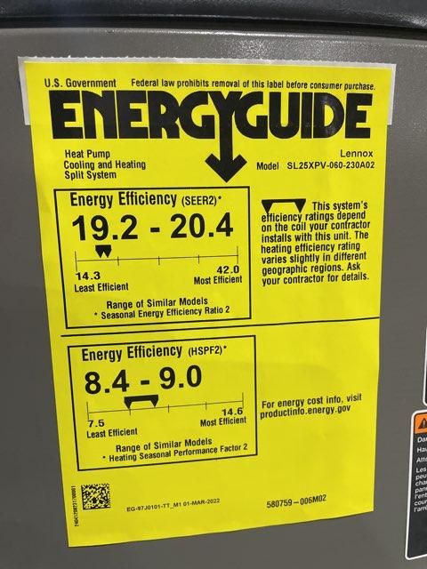 5 Ton Variable Speed Split-System Communicating Heat Pump 208-230/60/1 R410A 24 SEER