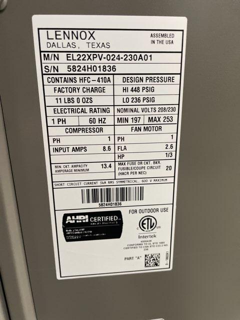 2 Ton Variable Speed Split-System Communicating Compatible Heat Pump 208-230/60/1 R410A 22 SEER2