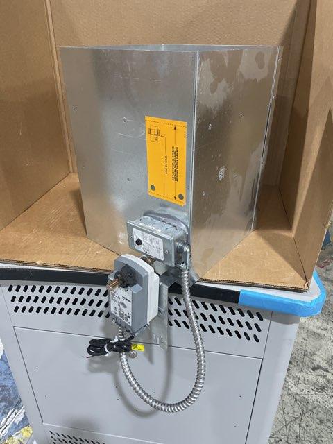 SIEMENS ELECTRONIC FIRE DAMPER 12"X12",  50-60 HERTZ, 120-230VOLTS, 1 PHASE