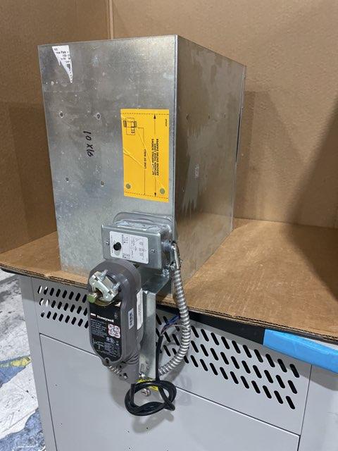 Honeywell Electronic Fire Damper 10"X16", 50-60 Hertz, 120-230volts, 1 Phase
