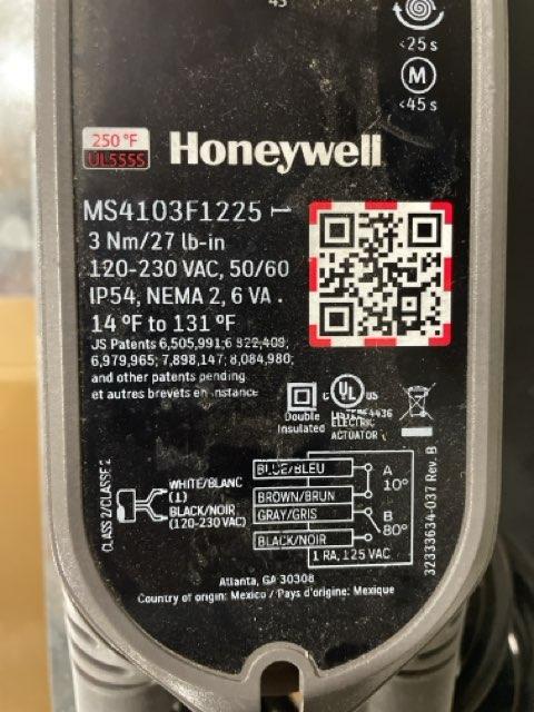 Electronic Fire Damper 18" X 8", 50-60 Hertz, 120-230volts, 1 Phase