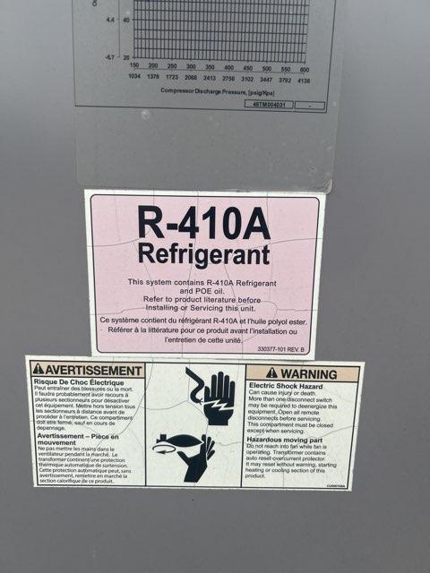 7.5 Ton Two-Stage Convertible Packaged Air Conditioning Unit, 11 EER, 460/60/3, R410A