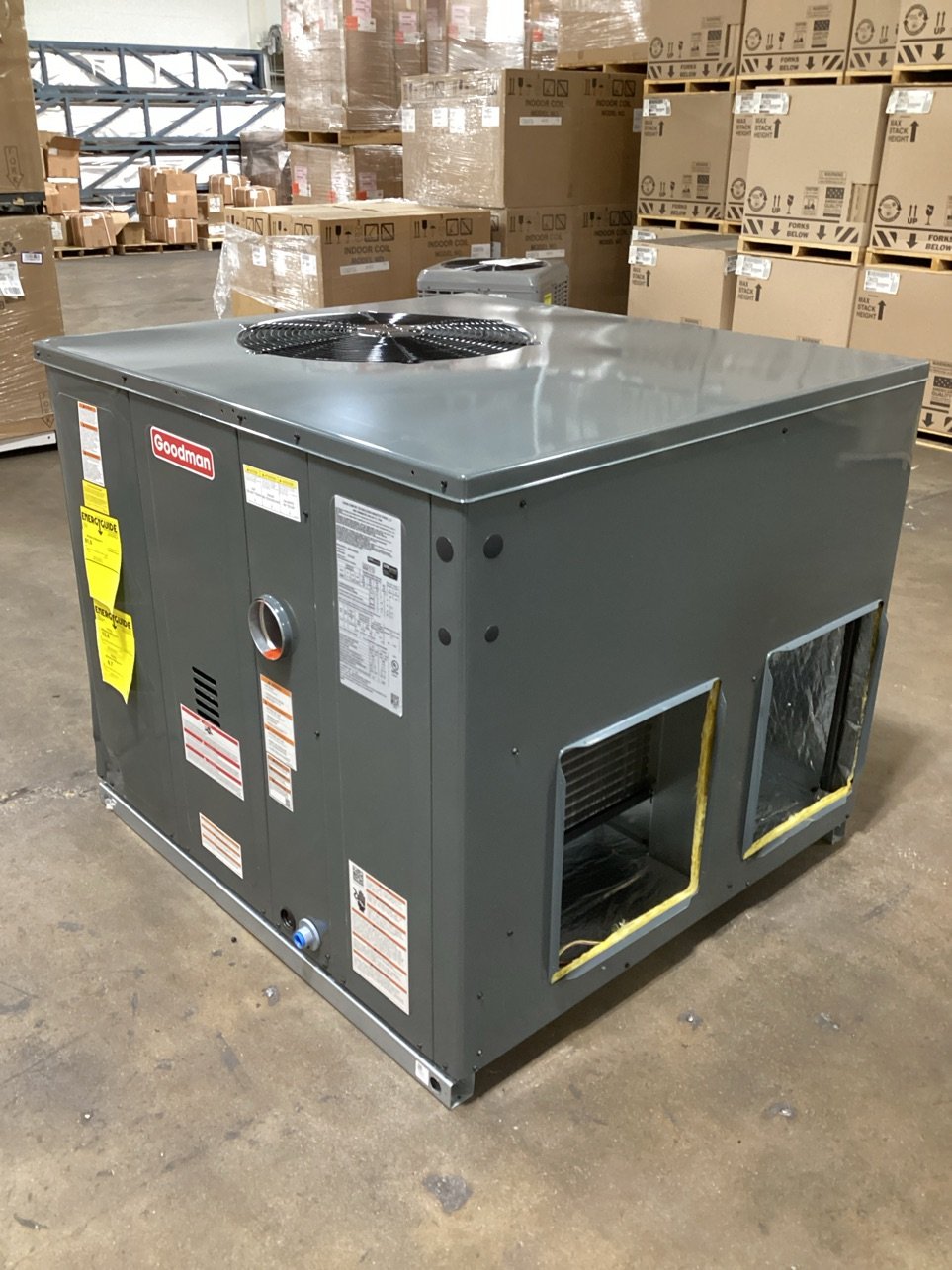 4 Ton 1-Stg Convertible ECM Multi Spd Dual Fuel HP Packaged Unit 81% 13.4 SEER2 208-230/60/1, R-410A