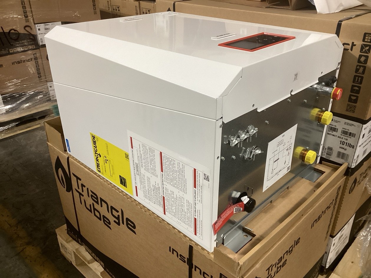 110,000 BTU Condensing Natural Gas Hot Water Boiler 95% AFUE, 120/60/1